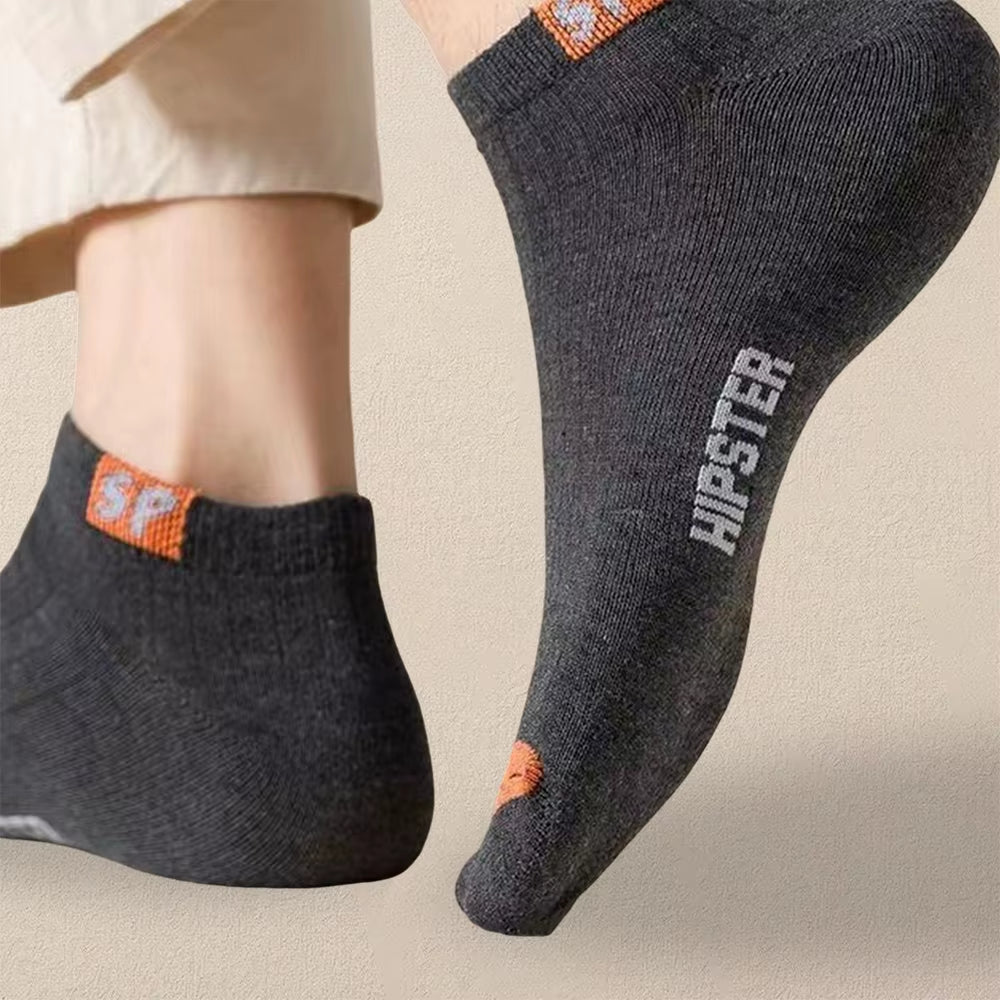 5 Pairs Women Short Socks Trendy and Versatile Letter Boat Socks Shallow Mouth Comfortable Soft and Breathable Casual Socks